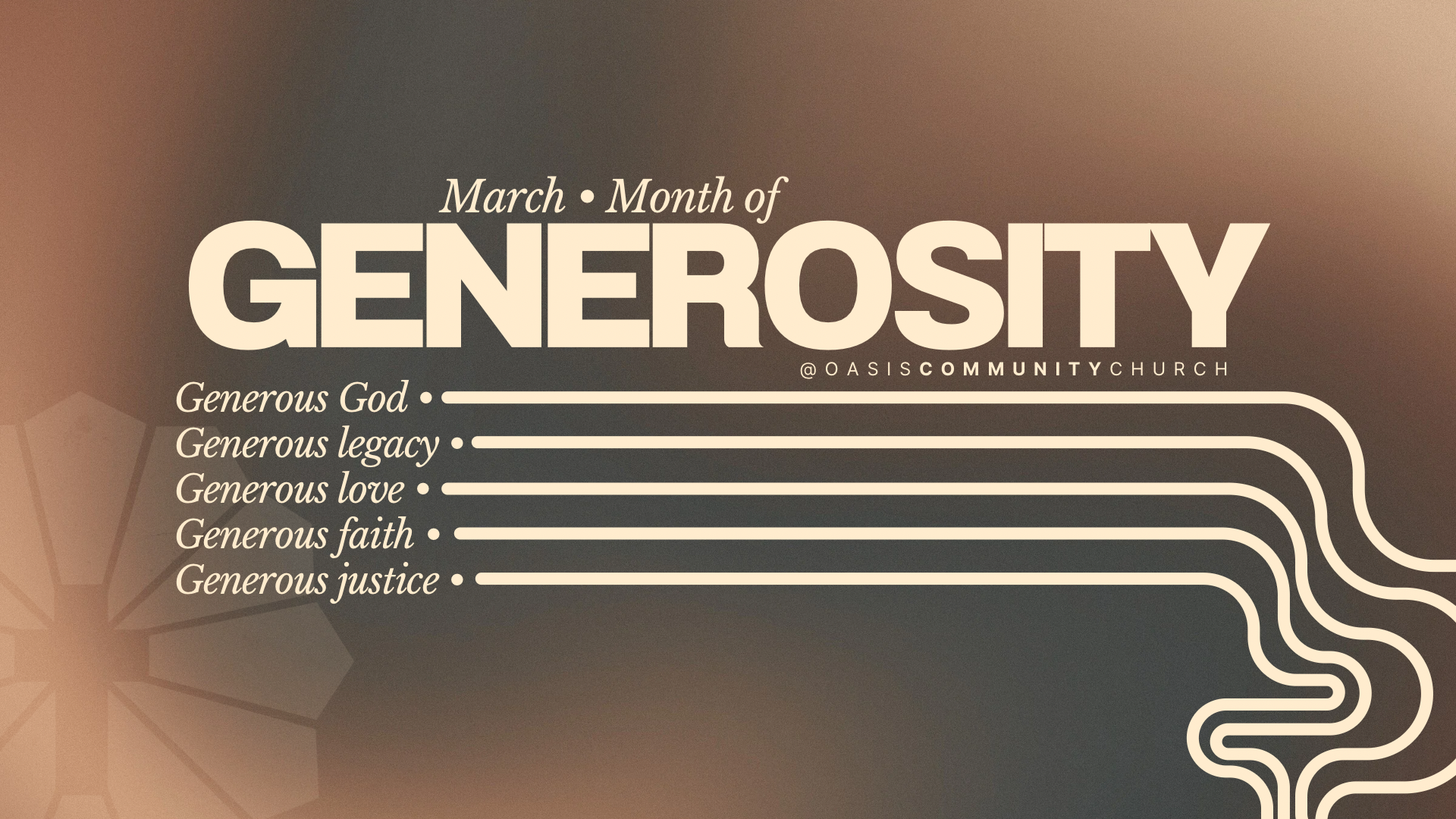 Month of Generosity 2026 – God episode artwork